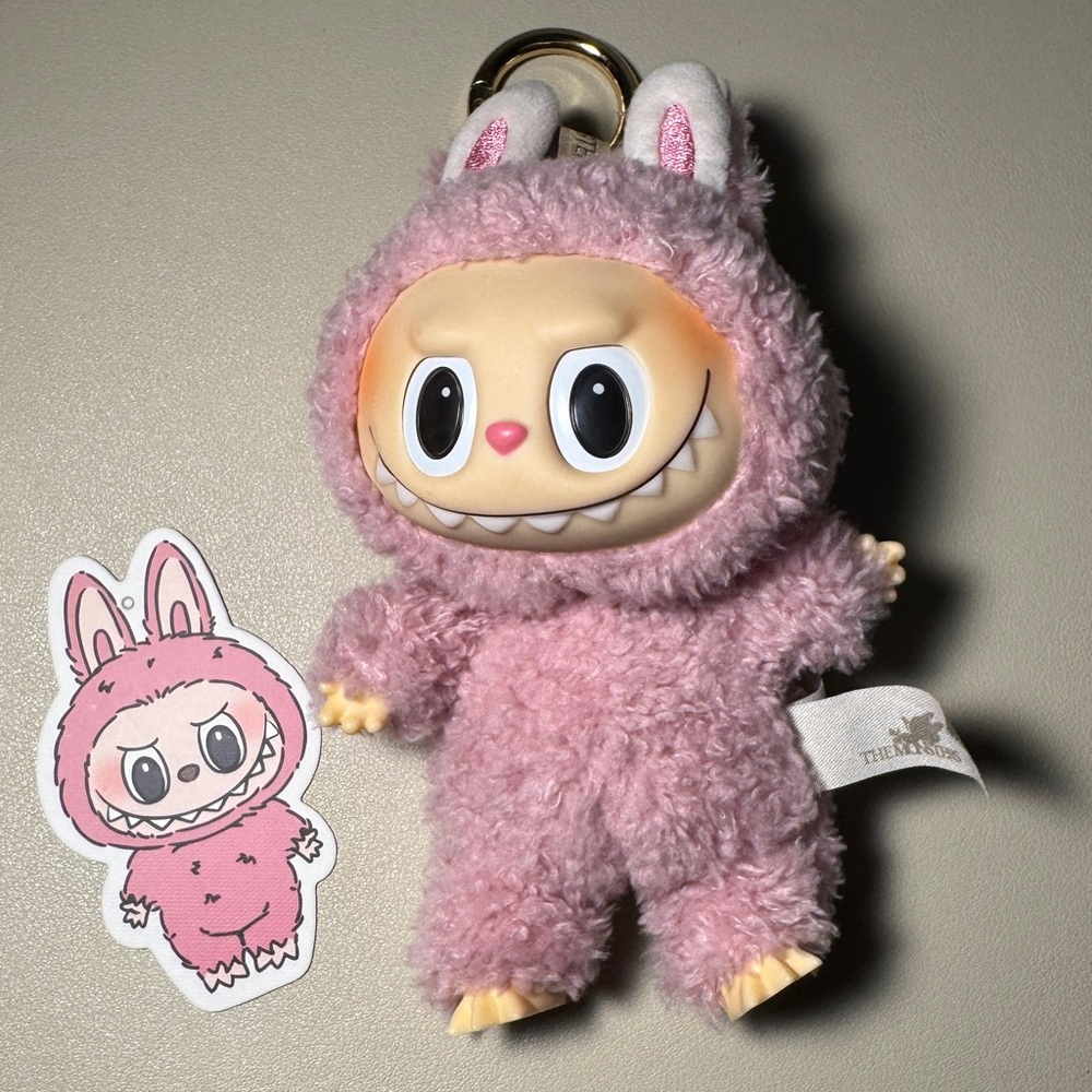 Pink Labubu charm